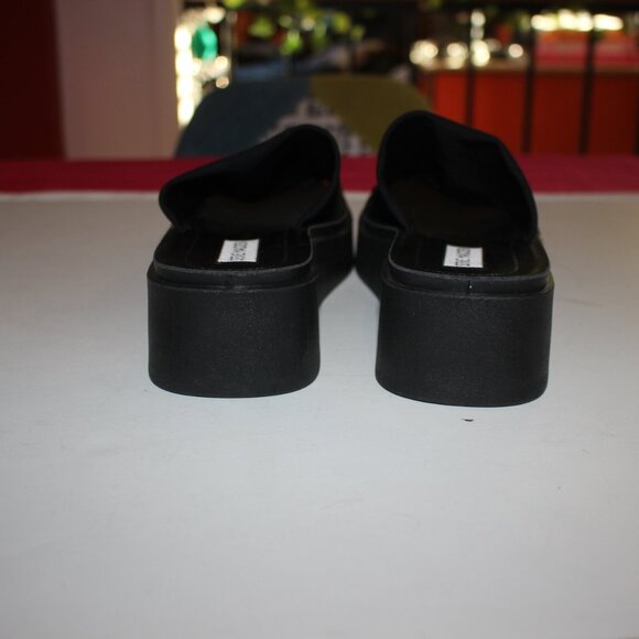 Steve Madden GIMMEE Black Platform Sandal SZ 8 Worn 1x - Picture 4 of 9